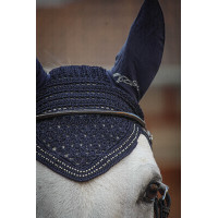 Touca para cavalos New Strass Pénélope Azul-marinho Touca para cavalos New Strass Pénélope Azul-marinho