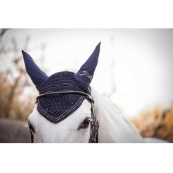 Touca para cavalos New Strass Pénélope Azul-marinho