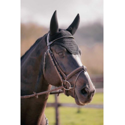 Touca para cavalos Pénélope Soundless Strass Preto