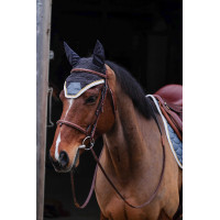 Boné anti-moscas Equithème Denim Cinzento