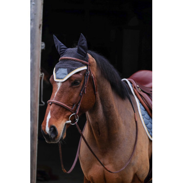 Boné anti-moscas Equithème Denim Cinzento Boné anti-moscas Equithème Denim Cinzento