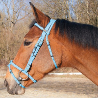 Trensenzaum Biotack® T de T Azul claro