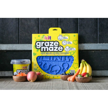 Tapete de lamber Likit Graze Maze Azul
