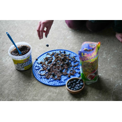 Tapete de lamber Likit Graze Maze Azul