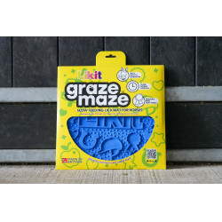 Tapete de lamber Likit Graze Maze Azul