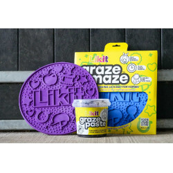 Tapete de lamber Likit Graze Maze Violeta