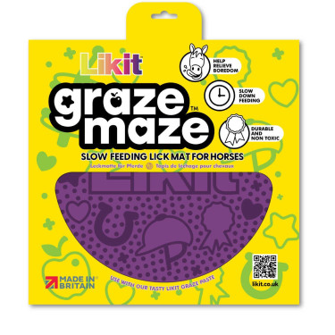 Tapete de lamber Likit Graze Maze Violeta