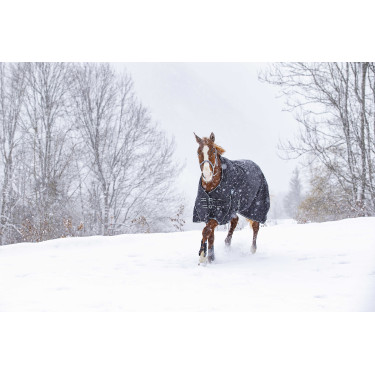 Capa Riding World Oxford impermeável forrada com lã polar Capa Riding World Oxford impermeável forrada com lã polar