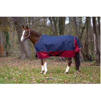 Cobertura Equithème Tyrex 1200 D Marinho / bordô Azul