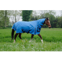 Capa Equithème TYREX Aisance 1200D Combo Azul royal Capa Equithème TYREX Aisance 1200D Combo Azul royal