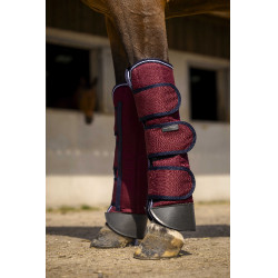 Guéitres de transporte Equithème Tyrex 1200D Reforçadas Bordéus Bord&amp;ocirc;