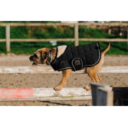 Cobertura para cão Je t'aime Equithème Preto Cobertura para cão Je t'aime Equithème Preto