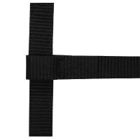 Cabresto ajustável mini Preto