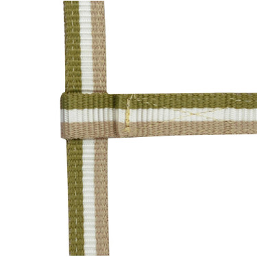 Cabresto ajustável para potro Caqui / branco / bege Kaki Cabresto ajustável para potro Caqui / branco / bege Kaki