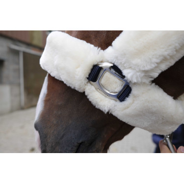 Caveção Equithème Teddy Marinho / cru Azul