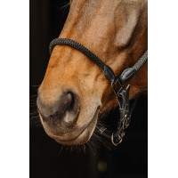 Cabeçada de couro/corda Norton Preto Cabeçada de couro/corda Norton Preto