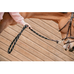 Longe Penélope Etológica Preto / caramelo