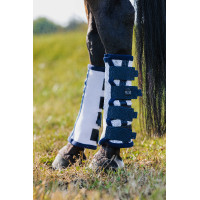 Polainas anti-moscas Riding World em conjunto de 4 Branco Polainas anti-moscas Riding World em conjunto de 4 Branco