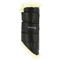 Polainas fechadas Norton com lã sintética Preto / cru