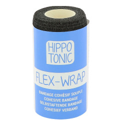 Faixa de trabalho Hippo-Tonic Flex-Wrap Preto