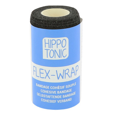 Faixa de trabalho Hippo-Tonic Flex-Wrap Preto
