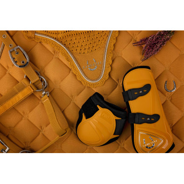 Conjunto de caneleiras e protetores de boleto Lami-Cell LC Mel / dourado Amarelo Conjunto de caneleiras e protetores de boleto Lami-Cell LC Mel / dourado Amarelo