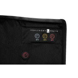 Aquecedor de dorso Equithème Aquecido Preto Aquecedor de dorso Equithème Aquecido Preto