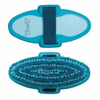 Escova macia bicolor T de T Bordô / rosa Bord&amp;amp;amp;ocirc;