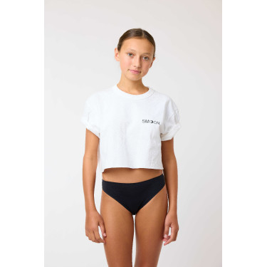 Cueca Séléné Júnior Fluxo Médio Smoon Preto Cueca Séléné Júnior Fluxo Médio Smoon Preto