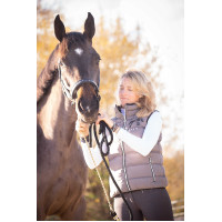 Colete acolchoado sem mangas Pénélope Anouck Cinzento Colete acolchoado sem mangas Pénélope Anouck Cinzento