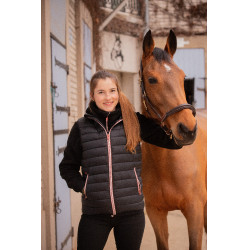 Colete Macaron sem mangas Paddock Sports Preto