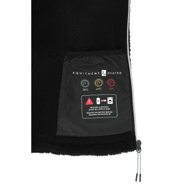 Colete polar aquecido Equithème Heated Valery mulher Preto Colete polar aquecido Equithème Heated Valery mulher Preto