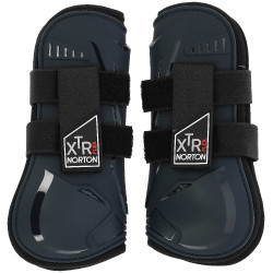 Caneleiras Norton XTR Flex com Velcro Marinho Azul-marinho