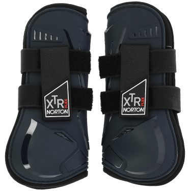 Caneleiras Norton XTR Flex com Velcro Marinho Azul-marinho
