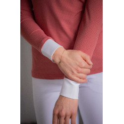 Polo de concurso Pénélope Florence de mangas compridas Terracota Laranja