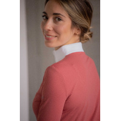 Polo de concurso Pénélope Florence de mangas compridas Terracota Laranja