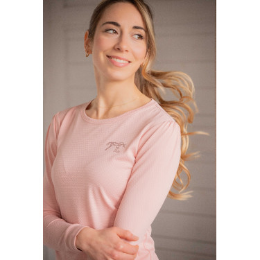 Polo Techty Honey mangas compridas Pénélope Rosa Polo Techty Honey mangas compridas Pénélope Rosa