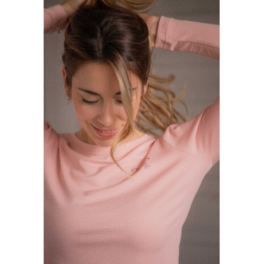 Polo Techty Honey mangas compridas Pénélope Rosa Polo Techty Honey mangas compridas Pénélope Rosa