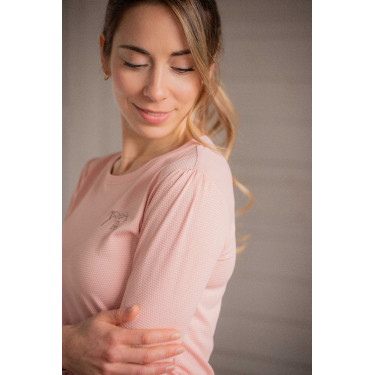 Polo Techty Honey mangas compridas Pénélope Rosa Polo Techty Honey mangas compridas Pénélope Rosa