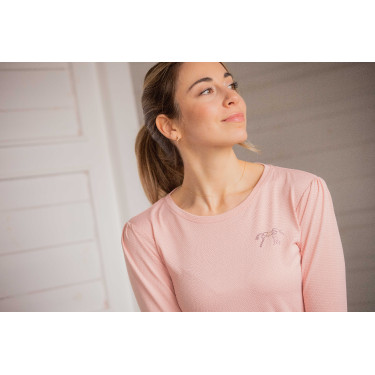 Polo Techty Honey mangas compridas Pénélope Rosa Polo Techty Honey mangas compridas Pénélope Rosa