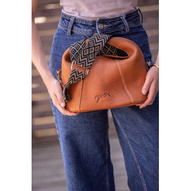 Bolsa Pénélope Agathe Conhaque Castanho Bolsa Pénélope Agathe Conhaque Castanho