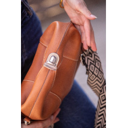 Bolsa Pénélope Agathe Conhaque Castanho Bolsa Pénélope Agathe Conhaque Castanho