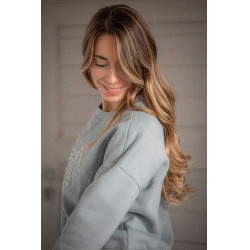 Moletom Pénélope Bianca Verde sálvia Moletom Pénélope Bianca Verde sálvia