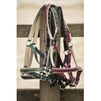 Cabeçada Lami-Cell Elegance Verde / champanhe Cabeçada Lami-Cell Elegance Verde / champanhe