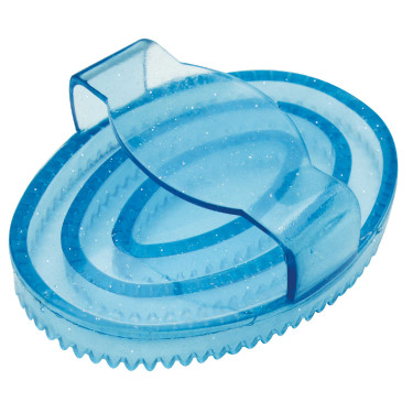 Cureta oval de borracha com purpurina infantil Cureta oval de borracha com purpurina infantil