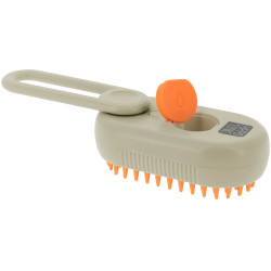 Rasqueadeira com cabo Hippotonic Vapeur Cinzento-acastanhado Castanho Rasqueadeira com cabo Hippotonic Vapeur Cinzento-acastanhado Castanho