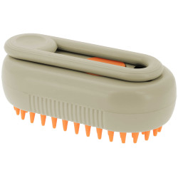 Rasqueadeira com cabo Hippotonic Vapeur Cinzento-acastanhado Castanho Rasqueadeira com cabo Hippotonic Vapeur Cinzento-acastanhado Castanho