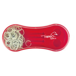 Escova para trançar Hippo-Tonic Vermelho