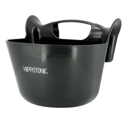 Comedouro portátil com ganchos Hippo-Tonic Preto