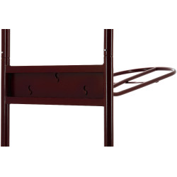 Carrinho porta-sela desmontável Hippotonic Bordéus Bordô Carrinho porta-sela desmontável Hippotonic Bordéus Bordô